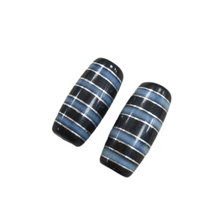 Stock <span class=keywords><strong>Venta</strong></span> Promocional Silver Line 7 Stars Turtle Cover Light Grabado Dzi beads - Product Image 5