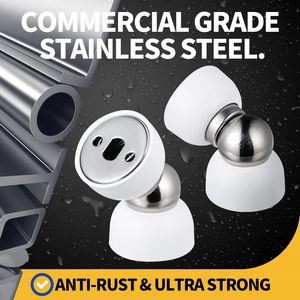 Puissant butoir de <span class=keywords><strong>porte</strong></span> magnétique en acier inoxydable à ressort, <span class=keywords><strong>sans</strong></span> perçage, mini butoirs magnétiques pour chambre à coucher - Product Image 5