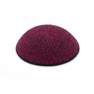 أداة كروشيه يدوية Kippah Kippot Yarmuke Skullcap منتجات يهودية دينية ، مستلزمات يهودية