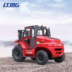 LTMG kleiner Offroad-Gabelstapler 3 Tonnen 3,5 Tonnen 2 WD 4WD Geländes tapler mit Kabine