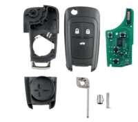 Clé de voiture intelligente de remplacement, 3 boutons, FSK 433 MHz, ASK 4D60 CHIP DST80, FCC ID 2ALBS-1SG27 pour Chevrolet Cavalier Vauxhall Astra J