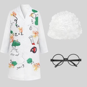 Disfraz de Cosplay de Bata Blanca para Fiesta de Científicos <span class=keywords><strong>Locos</strong></span>, Laboratorio de Divertidos Monstruos Científicos, Actuación Escénica - Product Image 1