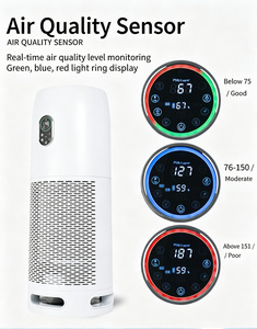 เครื่องฟอกอากาศแบบพกพา H13 แผ่นกรอง HEPA แท้ ครอบคลุมพื้นที่ 2,500 ตารางฟุต ระบบควบคุมแบบสัมผัส เสียงรบกวนต่ำ กำจัดควันและฝุ่น - Product Image 4