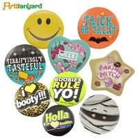 École Insigne Fabrique Impression Personnalisée En Métal Assorti Bouton Led Épingles De Sûreté Badge