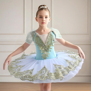 Blue Bird Professional Ballet <span class=keywords><strong>Tutu</strong></span> per bambino vestito da <span class=keywords><strong>Ballerina</strong></span> di pattinaggio artistico vestito da Performance tutù adulto cigno lago - Product Image 1