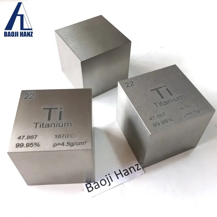Chất Lượng Cao Biểu Tượng Tùy Chỉnh Rèn Gr1 Gr5 1Kg 6Cm Titan Cube