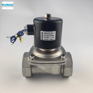 Válvula Solenoide Bidireccional KUNAG 3013 A 50 F de Acero Inoxidable DN50, Válvula de Control de Agua con Puerto de 2 Pulgadas, DC 24V - Product Image 2