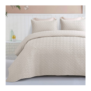 Wholesale 3pcs Exquisite Ultrasonic Microfiber <b>Bedspread</b> Set Elegant Cooling <b>Quilt</b> Cotton Filling India Design Disposable 200TC - Product Image 6