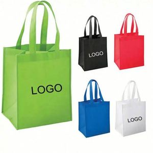 Factory Supply Low MOQ Reusable Shopping <b>Bag</b> With Logos Custom Non Woven Tote <b>Bags</b> - Product Image 3