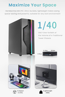 Mini PC AMD Ryzen 7 4700U, 8 Núcleos, 8 Subprocesos, Gráficos Radeon Vega 7, WiFi 6, Windows 11 Pro, Computadora de Escritorio, Triple Pantalla