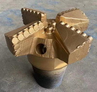 Prix d'usine de 4 lames PDC bit 152mm 165mm PDC bit pour les mineurs