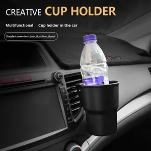 Soporte Multifuncional para Teléfono y Bebidas en el Coche, Cubo de Basura, Caja de Almacenamiento para Ventilación, Reposabrazos, Puerta, Asiento Trasero, Accesorios Premium para Coche - Product Image 4