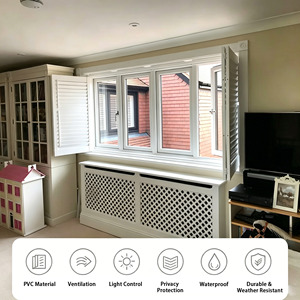 Persianas <span class=keywords><strong>de</strong></span> plantación <span class=keywords><strong>de</strong></span> PVC personalizadas, persianas <span class=keywords><strong>de</strong></span> ventana <span class=keywords><strong>de</strong></span> PVC <span class=keywords><strong>de</strong></span> dibujo CAD <span class=keywords><strong>de</strong></span> Color blanco, persianas <span class=keywords><strong>de</strong></span> ventana <span class=keywords><strong>de</strong></span> madera <span class=keywords><strong>de</strong></span> entrega rápida - Product Image 2
