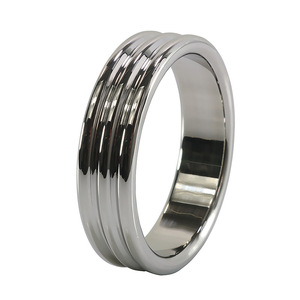 Nickel Free Donut Metal Stainless Steel Cock Rings Male Delay <strong>Ejaculation</strong> Hard <strong>Prevent</strong> Impotence Penis Lock Sex Toys - Product Image 2