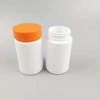 Bouteille de capsule de comprimé HDPE ronde blanche de 150ml avec bouchon et scellant à induction