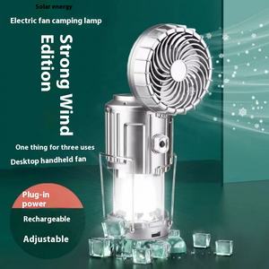 Оптовая продажа перезаряжаемый Солнечный светодиодный садовый фонарь с выдвижным вентилятором аварийный кемпинговый фонарь для лета - Product Image 6