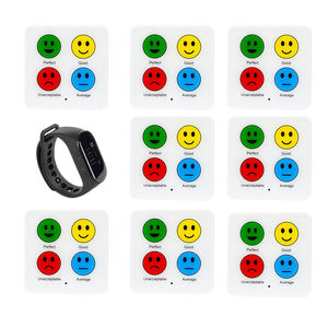 Système de bouton de commentaires pour les clients des restaurants sans fil, collecte de commentaires, buzzer, système de téléavertisseur pour serveuses, Retekess TD122, TD033, TD034 - Product Image 2