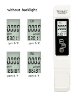3IN1 Stylo testeur de qualité de l'eau numérique multifonction TDS & EC Temperature TDS Meter