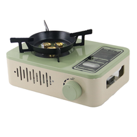 Cuisinière à gaz de pique-nique portable petite cuisinière à gaz pour les aventures en plein air-pour la randonnée Camping RV et voiture brûleur à gaz activités de plein air