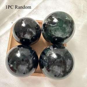 Belle sphère de cristal de rose rouge, écologique, sculptée, décoration pour la maison et le bureau, cadeau de guérison Reiki, vente en gros - Product Image 5