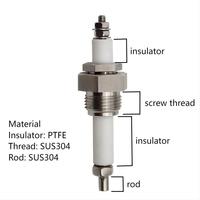 Sonde de capteur de niveau d'eau à vapeur de chaudière miniature en acier inoxydable SS304 avec filetage G3/8\"