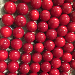 Perline Rotonde in Pietra all'Ingrosso 4mm-12mm, Fili di Perle Sciolte in <span class=keywords><strong>Corallo</strong></span> Rosso per Creazione di Gioielli - Product Image 3