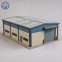 Modèle structurel, modèle architectural miniature, modèle d'atelier d'entrepôt personnalisé