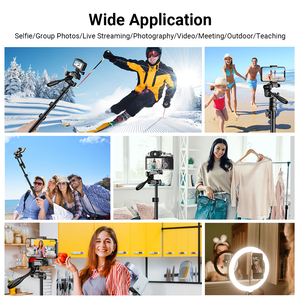 APEXEL-trípode profesional de 70 pulgadas para teléfono móvil, soporte ajustable para cámara <span class=keywords><strong>dslr</strong></span>, palo de Selfie, para Smartphone - Product Image 5