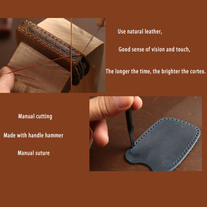 Funda de Cuero Genuino para Llave de Coche Volvo V50 Xc90 C30 S60 V90 S90 S80 V60 Xc40 XC60, Llavero Hecho a Mano, Accesorios Interiores para Auto - Product Image 5