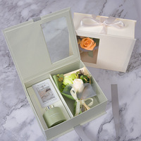 Diffuseur à bâtonnets en verre artisanal de luxe 120 ml, écologique, motif bouquet floral, avec sac fourre-tout, longue durée, décoration haut de gamme pour la maison et les fêtes
