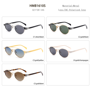 Lunettes de soleil polarisées rectangulaires à monture intégrale en métal personnalisables, anti-radiation, protection UV400, design léger - Product Image 4