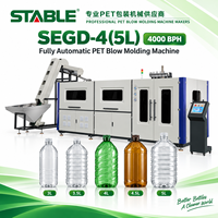 Machine automatique de fabrication de bouteilles PET de 5 L STABLE SEGD-4 |   2000-4000 BPH |   Équipement de soufflage pour le conditionnement d'huiles comestibles et de boissons