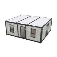 Maison préfabriquée PrefabX Flip-ClassicB, maison en bois moderne de luxe, style Panda, modulaire, imperméable, écologique, installation facile, garantie 2 ans