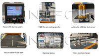 Routeur CNC ATC 2000*3000mm à broche unique pour la sculpture sur bois et la découpe de MDF, usage domestique pour la fabrication de meubles et de portes en bois