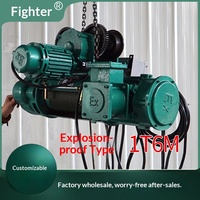Palans électriques à câble CD1 5T/3T/2T/10T, protection IP54, rails de guidage en acier en forme de I, applicables aux grues portiques