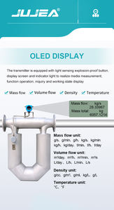 ODN25-100工場直接販売ケミカルフローメーターコリオリガス質量流量計パルス & 4-20mA & RS485出力 - Product Image 5