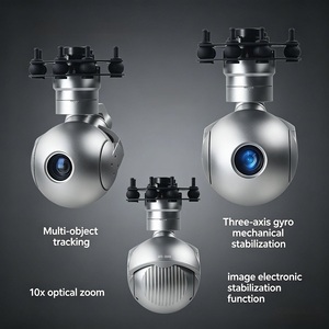 Anti-interference Smart Drone <b>Gimbal</b> L10 Model 10x Zoom 3-axis EO <b>Camera</b> AI tracking <b>camera</b> Aluminum Alloy - Product Image 3