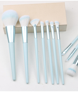 Dream Blue ชุดแปรงแต่งหน้าขนนุ่ม10ชิ้น, ชุดแปรงทาอายแชโดว์แป้งฝุ่นอุปกรณ์อเนกประสงค์ - Product Image 2