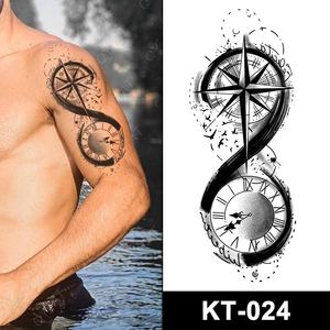 2025 venta al por mayor realista transferencia de agua cuerpo Tribal <span class=keywords><strong>brazo</strong></span> pegatina falso temporal hombres tatuaje/tatuaje - Product Image 4