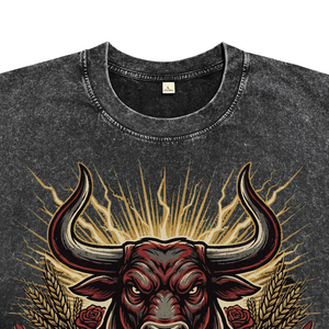 Custom High Quality Pattern Print Breathable T-Shirts for <b>Men</b> 100% Cotton Garment Washing Fabric O-Neck Short Sleeve Tees - Product Image 3