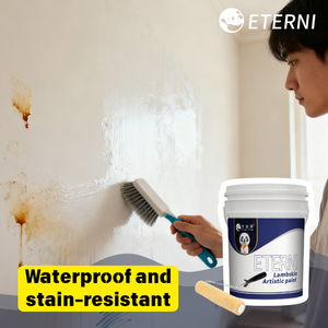 ETERNI-Pintura artística de piel de cordero para <span class=keywords><strong>paredes</strong></span> interiores, tacto suave, terciopelo, revestimiento líquido de látex acrílico a base de agua - Product Image 3