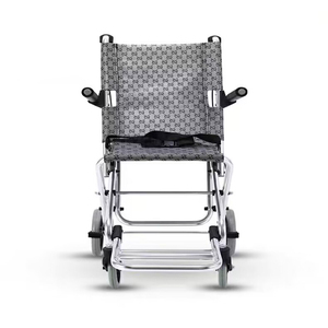 Silla de ruedas manual pequeña y ligera de aluminio plegable - Product Image 4