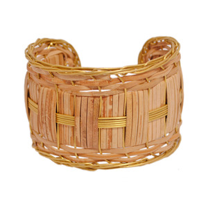 Brazaletes y Pulseras de Caña Hechos a Mano para Mujer con Diseño Bohemio Natural Ligero, Joyería Ecológica y Elegante, Perfecta para Uso Diario - Product Image 2