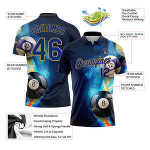 Mejores Ofertas, Polo de Golf de Algodón y Poliéster para Hombre, Uniforme, Personalizado con Sublimación, Logotipo Bordado - Product Image 2