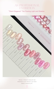 Poudre de brume pour nail art, Collection Manor, Vernis gel mat effet œil de chat, Nouvelle collection Printemps/Été, Rose doux éclaircissant, Exclusif pour ongles - Product Image 6