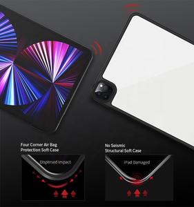 Pour <span class=keywords><strong>iPad</strong></span> Pro 11 pouces housse de protection 2021 2022 Airbag pare-chocs <span class=keywords><strong>Anti</strong></span> <span class=keywords><strong>choc</strong></span> transparent TPU PC Hybrid tablette Case - Product Image 3