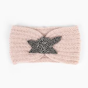 إكسسوارات شعر عمامة للسيدات كروشيه للنساء ربطة شعر ماسية واسعة ربطة رأس للشتاء دافئة مرنة من الصوف ربطة رأس محبوكة - Product Image 5