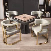 Chaises de salle à manger de luxe léger, chaises de maquillage pour la maison, chaises de réception d'hôtel, bureaux de vente, négociation pour canapés, salons de manucure, dossiers de chaises