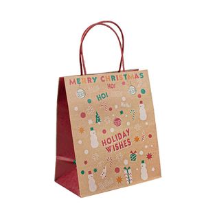 Sacs en papier personnalisables écologiques blancs imprimés pour la vente en gros, la vente au détail, la livraison à emporter, avec logo, en provenance de Chine, recyclables, avec poignées en corde, pour cadeaux - Product Image 3