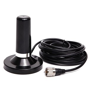 カーモバイルラジオカートランシーバーアンテナ用UHFVHFデュアルバンド400-470Mhzおよび136-174MHZアンテナ - Product Image 1